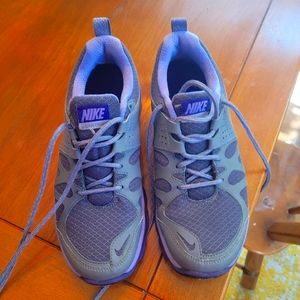 Purple Nike shoes size 8